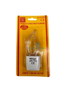 Tecnid H524BN Punto de luz nocturna 1 LED blanco 230v 0,2w